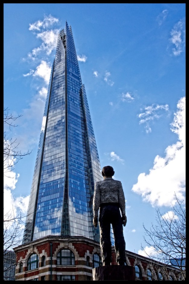 "Looking at the Shard", London, England