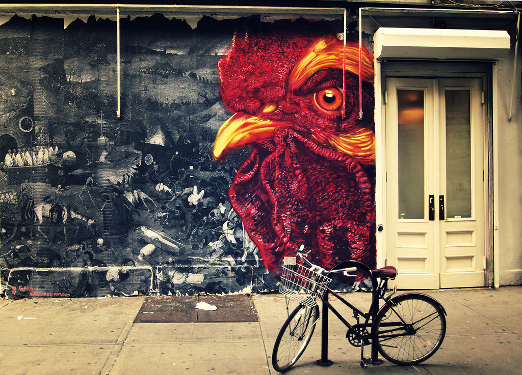 Sidewalk Dream - Street Art - New York City