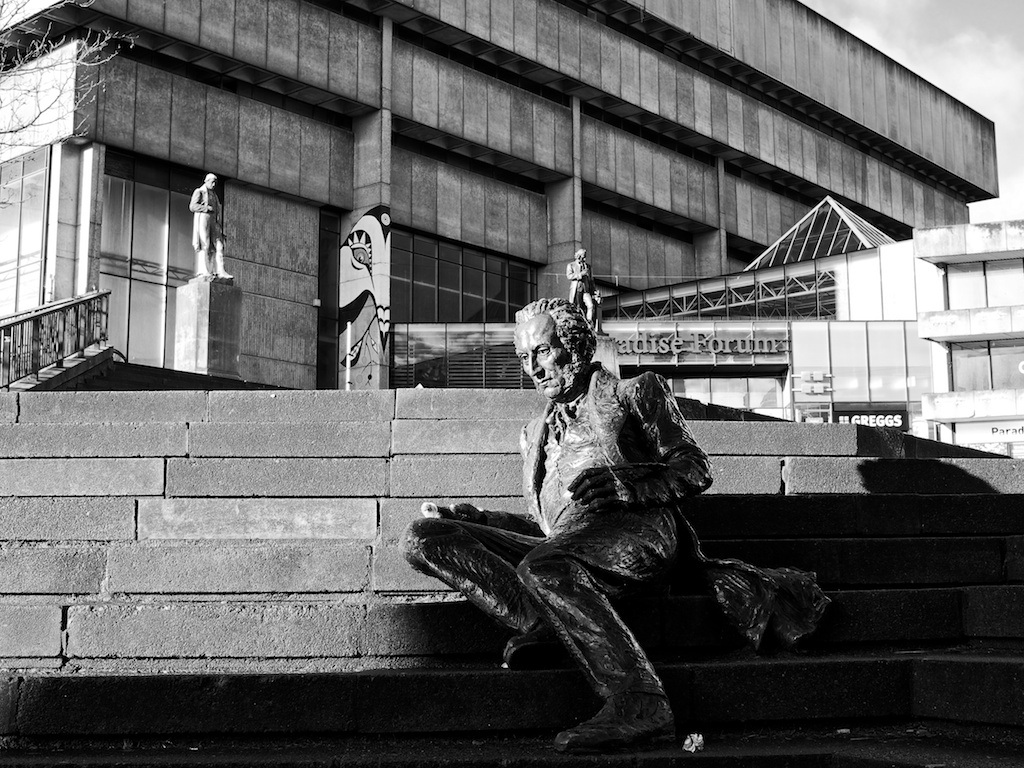Thomas Attwood on the Library Steps