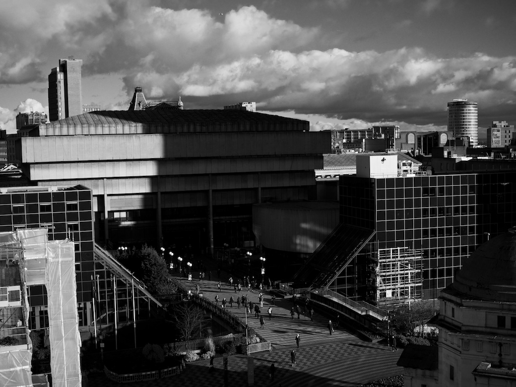 View from the New Library of Birmingham