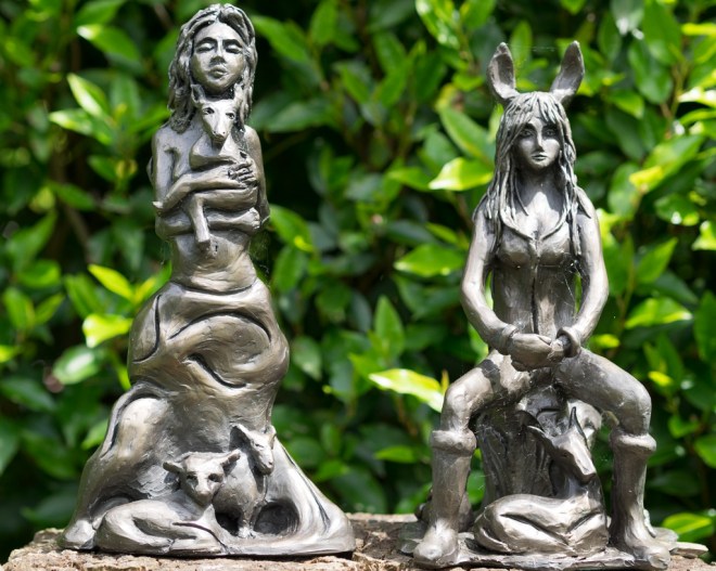 Sanctuary (with deer) & Fantasy by Pepe Root