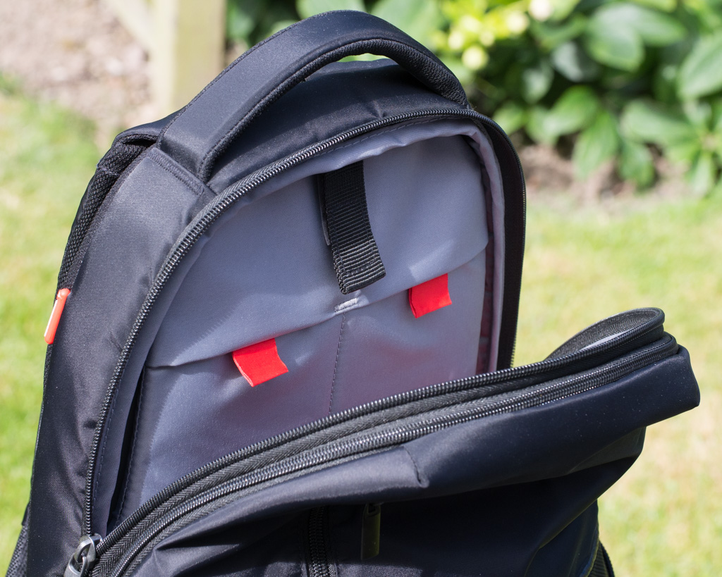 Top Storage Area with Laptop Space