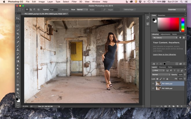 Images Opened as Layers in Photoshop