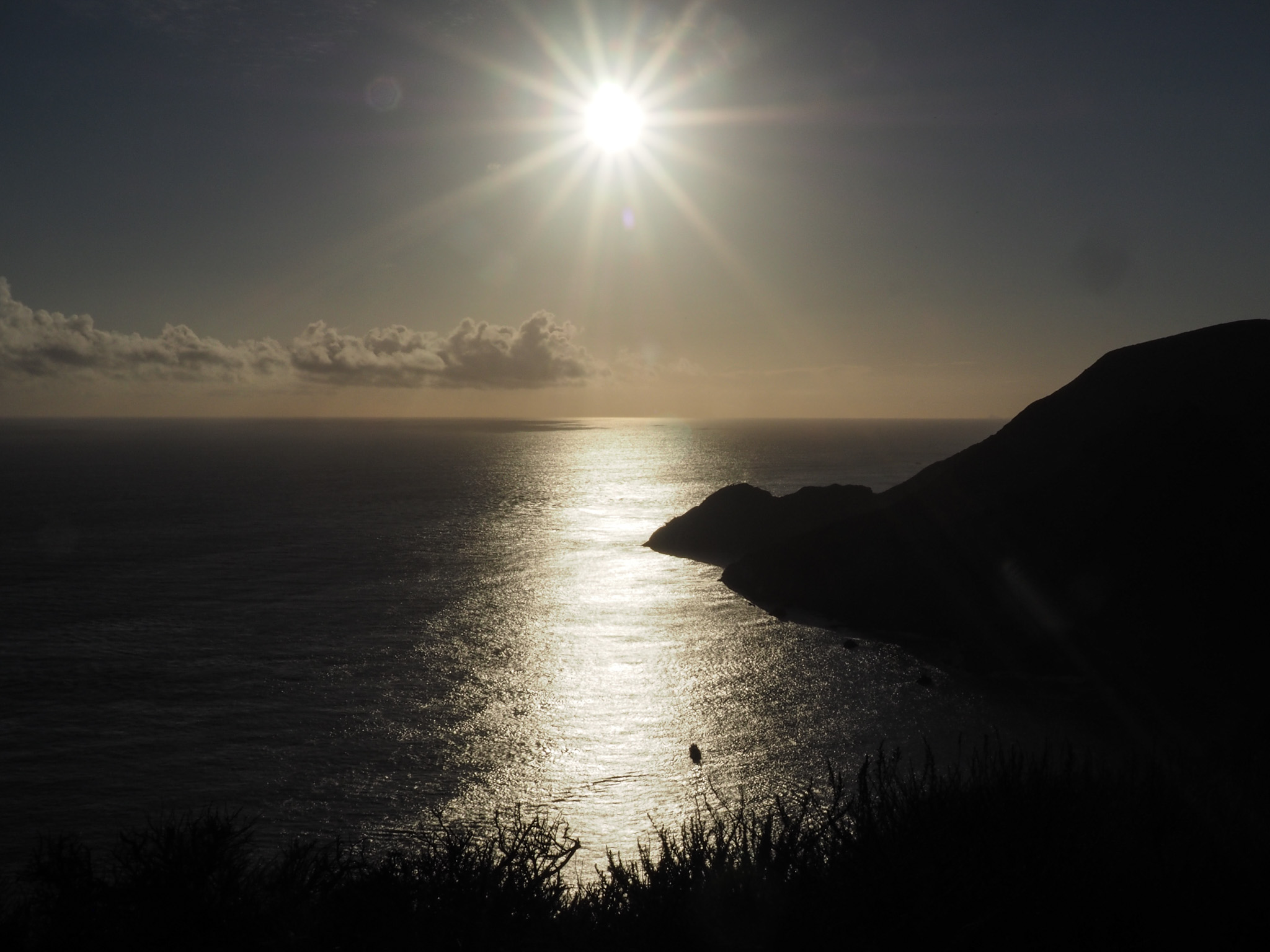 Sun Setting Over the Bay