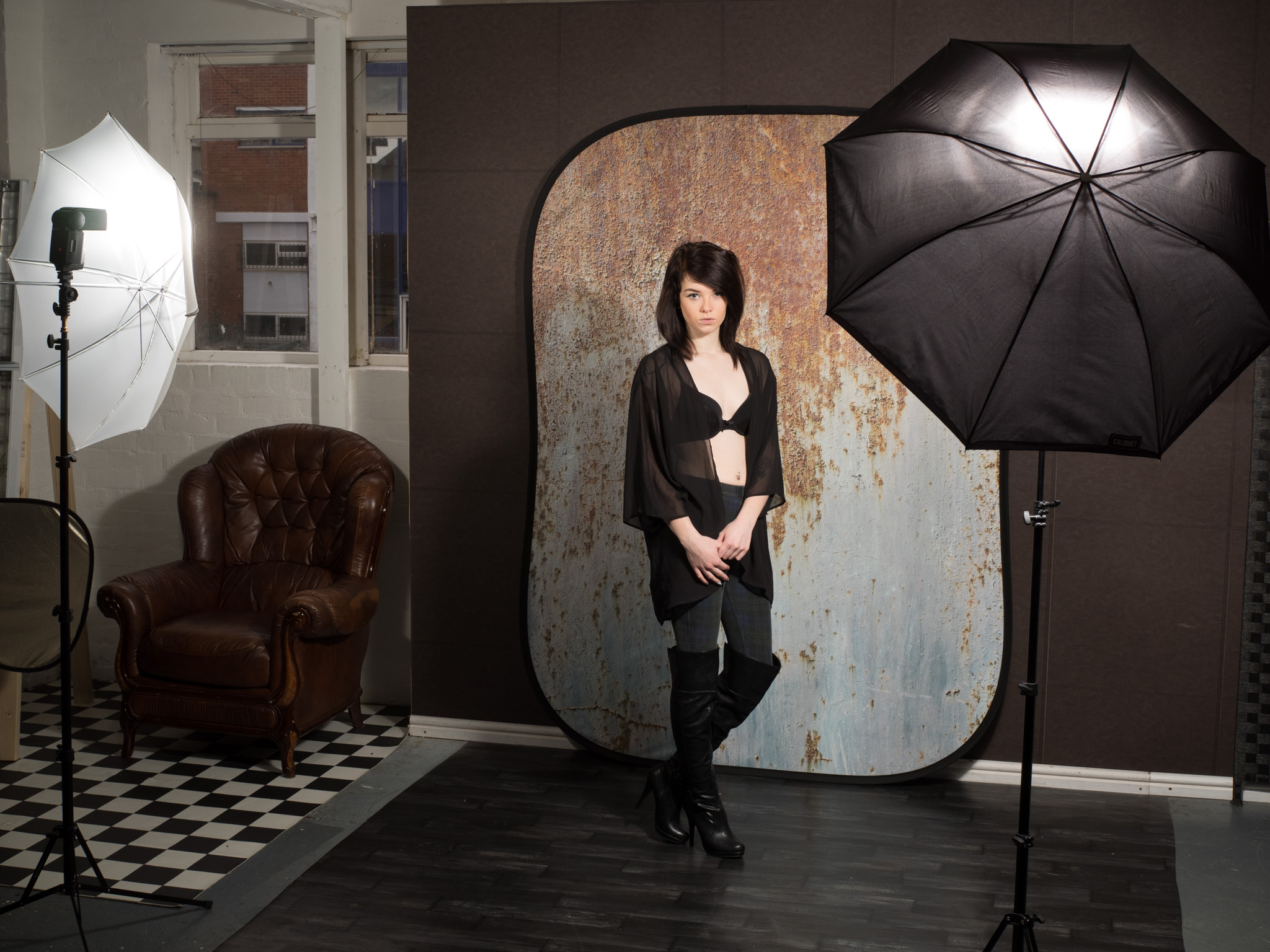 Two Light Studio Setup