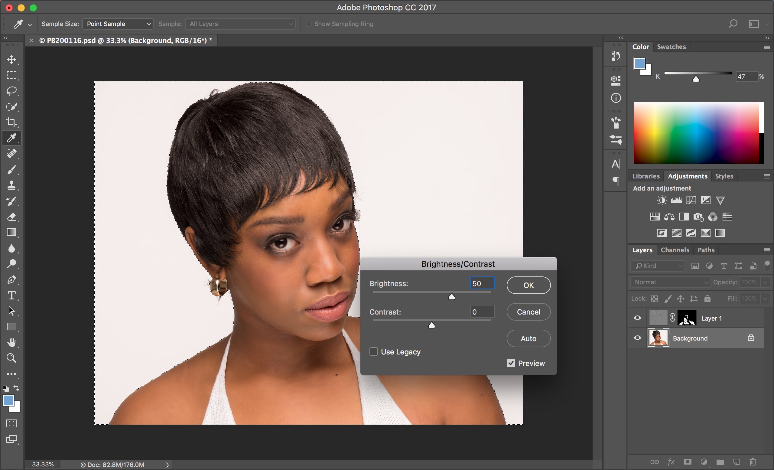 Step 3 - Lighten Background