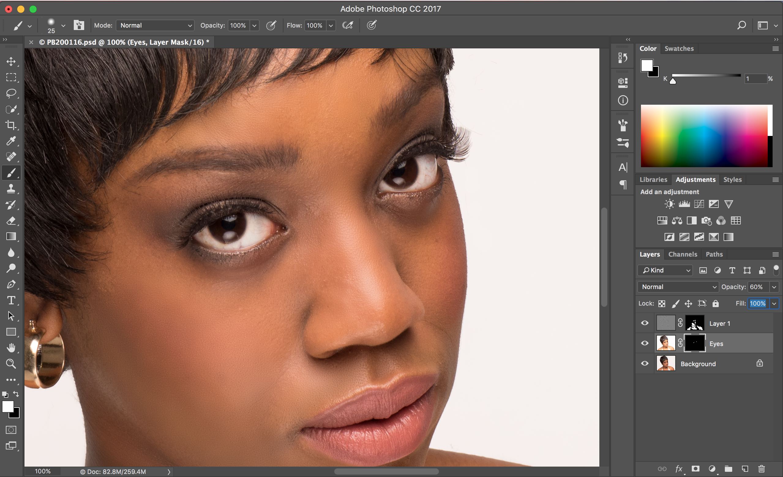 Step 5 - Brighten Eyes