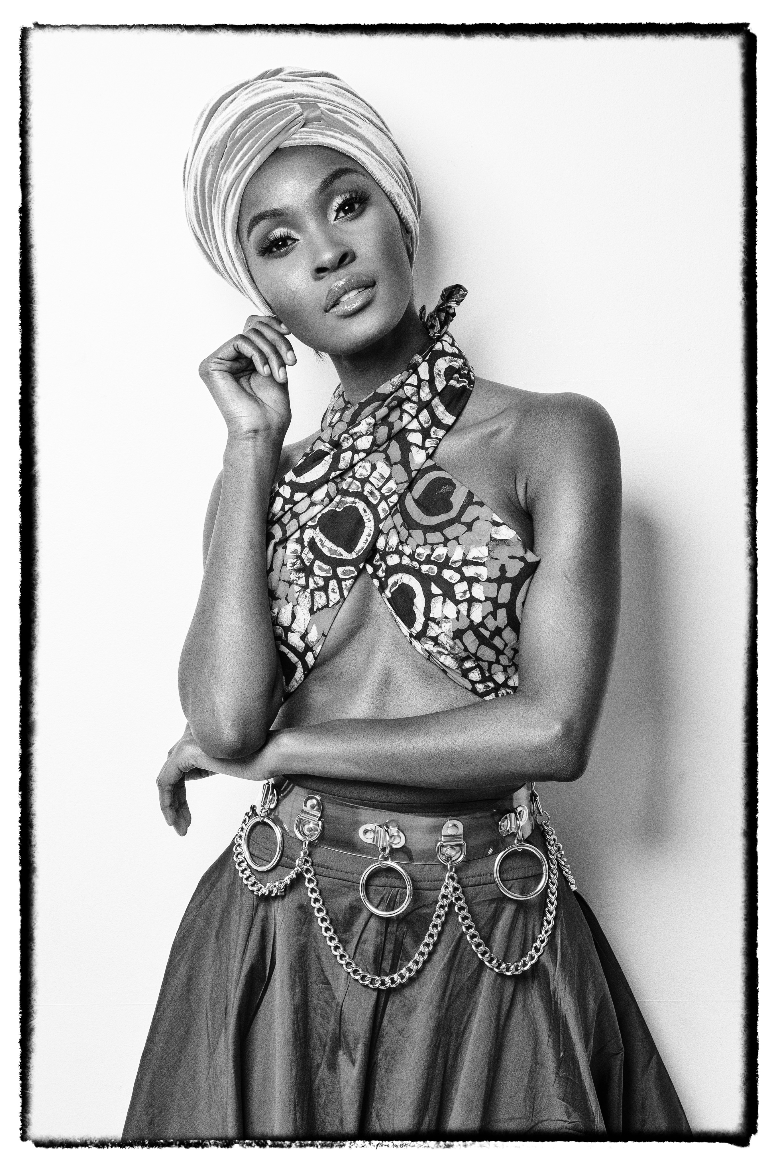 Fashion Model and Sales/Marketing Director of Dolls of Decadence Mpho Makaya