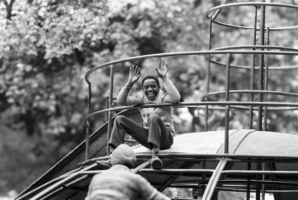 Kid's playground, Birmingham, 1979